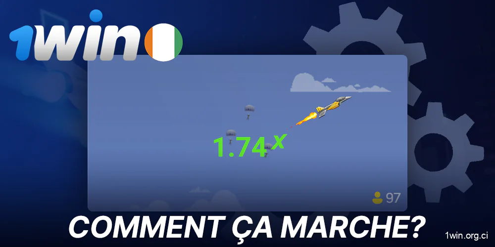 Comment fonctionne le jeu JetX sur 1Win en Côte d'Ivoire