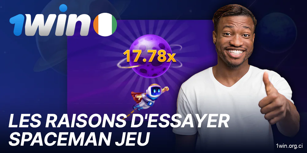 Pourquoi les joueurs de Côte d'Ivoire jouent-ils à Spaceman sur 1Win ?