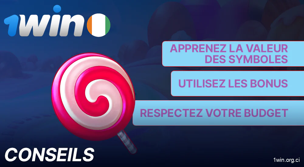 Sweet Bonanza offre 1Win aux joueurs de Côte d'Ivoire
