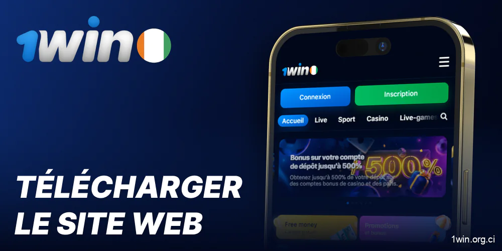 Ouvrir le site web 1win