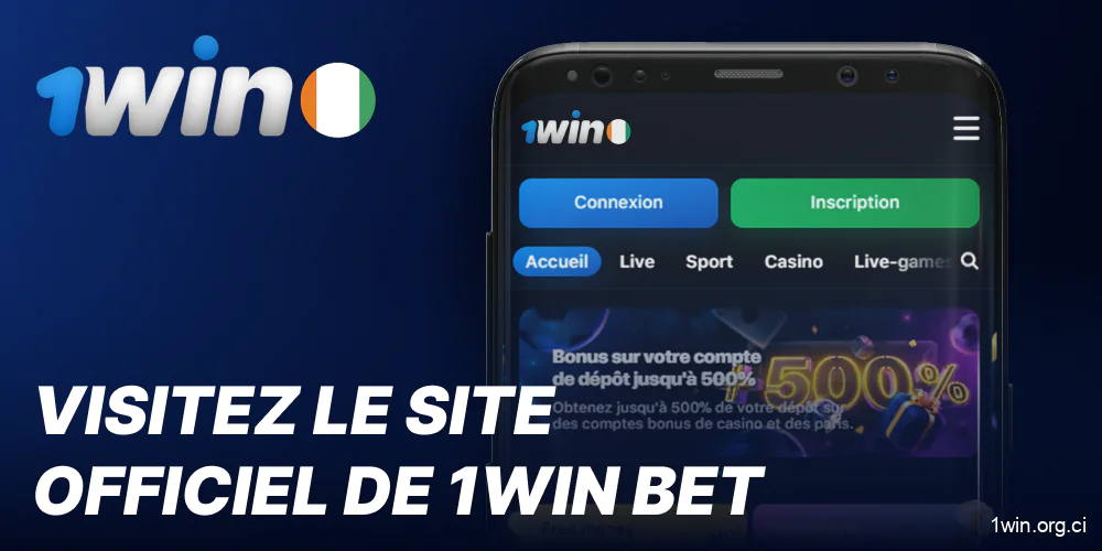 Visiter le site officiel de 1win